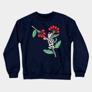 Cat Picks Red Fruits Crewneck Sweatshirt